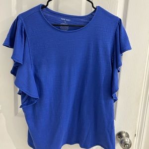 Nine West nice shirt royal blue